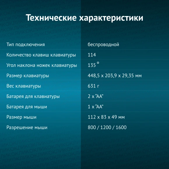 Клавиатура + мышь Оклик S290W клав:черный мышь:черный USB беспроводная Multimedia (351701) Клавиатура + мышь Оклик S290W клав:черный мышь:черный USB беспроводная Multimedia (351701)