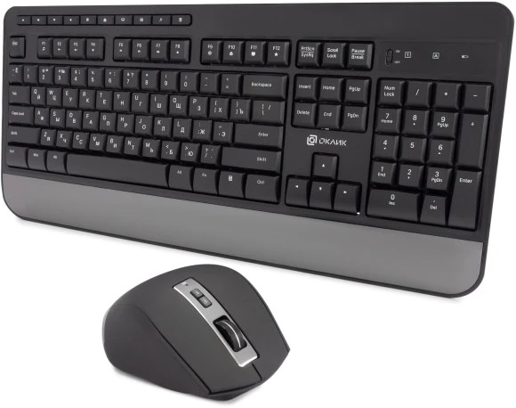 Клавиатура + мышь Оклик S290W клав:черный мышь:черный USB беспроводная Multimedia (351701) Клавиатура + мышь Оклик S290W клав:черный мышь:черный USB беспроводная Multimedia (351701)