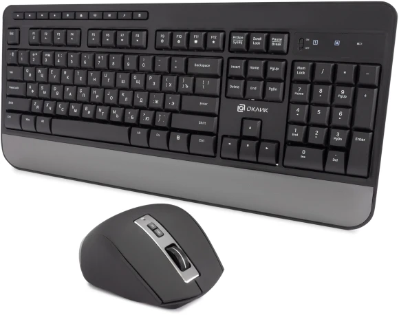 Клавиатура + мышь Оклик S290W клав:черный мышь:черный USB беспроводная Multimedia (351701) Клавиатура + мышь Оклик S290W клав:черный мышь:черный USB беспроводная Multimedia (351701)