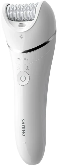 Эпилятор Philips BRE720/01 скор.:2 насад.:6 от аккум. белый