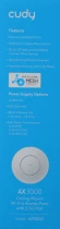 Точка доступа Cudy AP3000 AX3000 10/100/1000/2500BASE-T белый