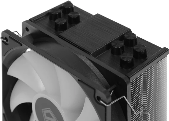 Устройство охлаждения(кулер) ID-Cooling SE-214-XT ARGB Soc-AM5/AM4/1200/1700/1851 черный 4-pin 16-29dB Al+Cu 180W 810gr Ret (SE-214-XT ARGB)