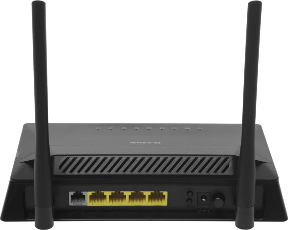 Роутер беспроводной D-Link DSL-224 N300 10/100BASE-TX черный Роутер беспроводной D-Link DSL-224 N300 10/100BASE-TX черный
