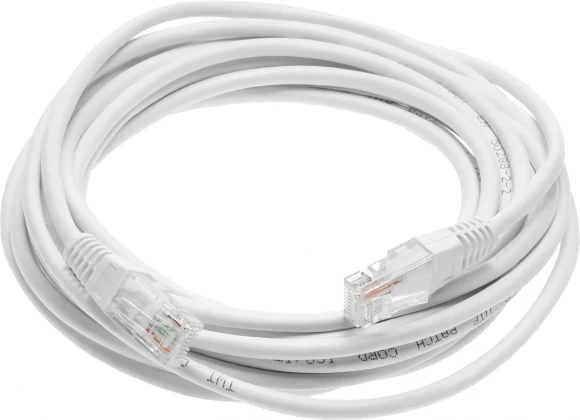 Патч-корд Lanmaster TWT-45-45-5.0-WH UTP RJ-45 вил.-вилка RJ-45 кат.5E 5м белый ПВХ (уп.:1шт) Патч-корд Lanmaster TWT-45-45-5.0-WH UTP RJ-45 вил.-вилка RJ-45 кат.5E 5м белый ПВХ (уп.:1шт)