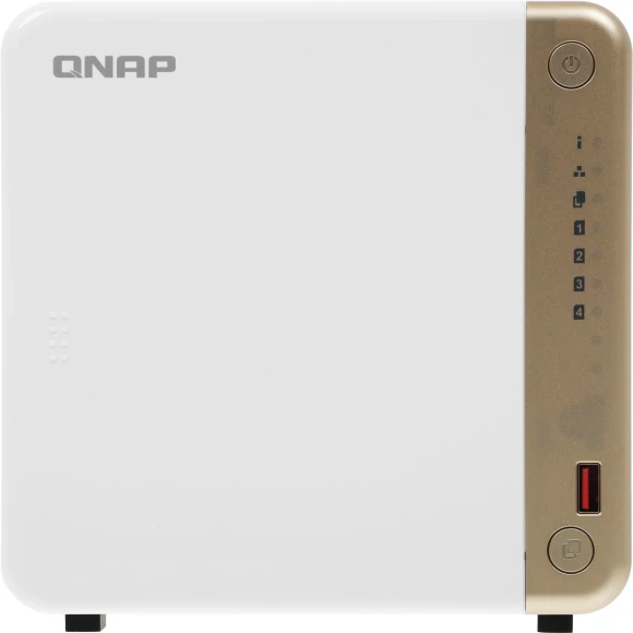Сетевое хранилище NAS Qnap Original TS-462-4G 4-bay настольный Celeron N4505