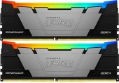 Память DDR4 2x8GB 3600MHz Kingston KF436C16RB2AK2/16 Fury Renegade RGB RTL Gaming PC4-28800 CL16 DIMM 288-pin 1.35В kit dual rank с радиатором Ret Память DDR4 2x8GB 3600MHz Kingston KF436C16RB2AK2/16 Fury Renegade RGB RTL Gaming PC4-28800 CL16 DIMM 288-pin 1.35В kit dual rank с радиатором Ret