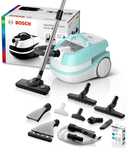 Пылесос моющий Bosch BWD420HYG 2000Вт бирюзовый/белый Пылесос моющий Bosch BWD420HYG 2000Вт бирюзовый/белый