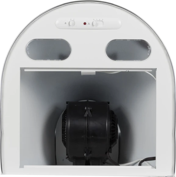 Вытяжка каминная Elikor Эпсилон 50П-430-П3Л белый/серебристый управление: ползунковое (1 мотор)