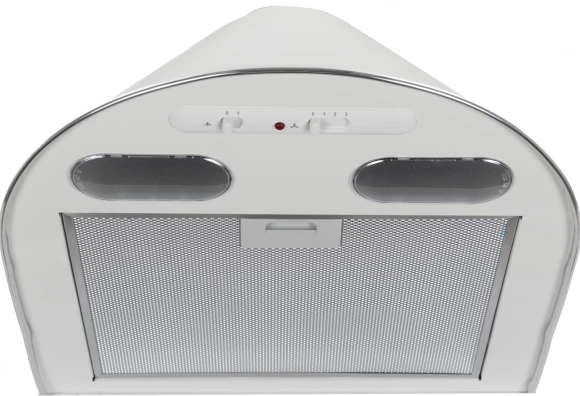 Вытяжка каминная Elikor Эпсилон 50П-430-П3Л белый/серебристый управление: ползунковое (1 мотор)