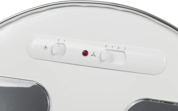 Вытяжка каминная Elikor Эпсилон 50П-430-П3Л белый/серебристый управление: ползунковое (1 мотор)