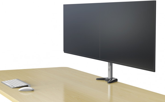 Кронштейн для мониторов Cactus CS-VM-D08-AL серебристый 13"-27" макс.8кг настольный поворот и наклон Кронштейн для мониторов Cactus CS-VM-D08-AL серебристый 13"-27" макс.8кг настольный поворот и наклон