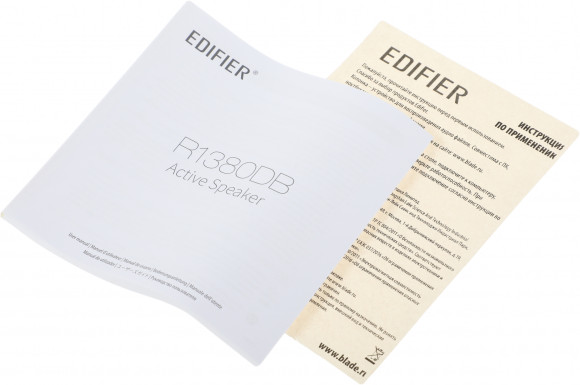 Колонки Edifier R1380DB 2.0 светлое дерево/черный 42Вт BT