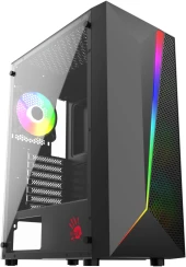 Корпус Bloody BD-CC108 черный без БП mATX 9x120mm 2xUSB3.0 audio bott PSU Корпус Bloody BD-CC108 черный без БП mATX 9x120mm 2xUSB3.0 audio bott PSU