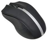 Мышь Оклик 615MW черный/серебристый оптическая 1200dpi беспров. USB для ноутбука 3but (412860)