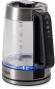 Чайник электрический Hyundai HYK-G5607 1.9л. 2200Вт черный/серебристый корпус: стекло