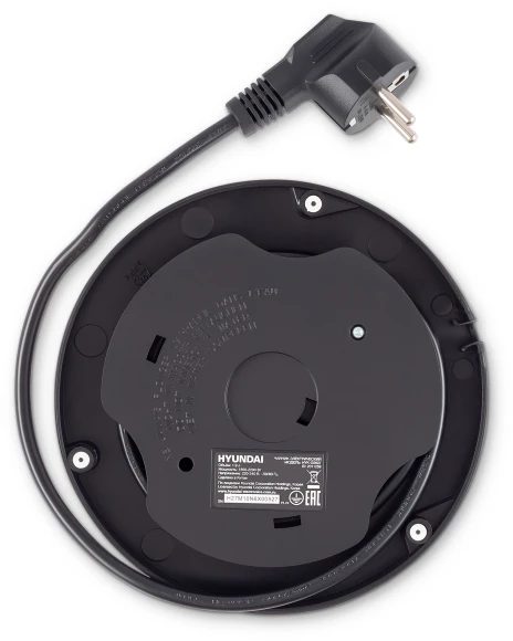 Чайник электрический Hyundai HYK-G5607 1.9л. 2200Вт черный/серебристый корпус: стекло