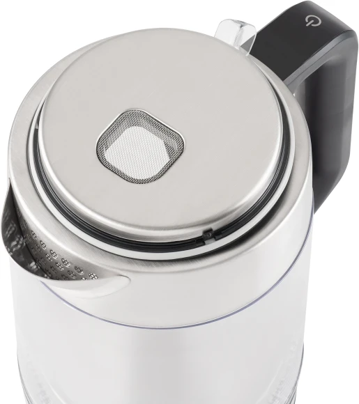 Чайник электрический Hyundai HYK-G5607 1.9л. 2200Вт черный/серебристый корпус: стекло