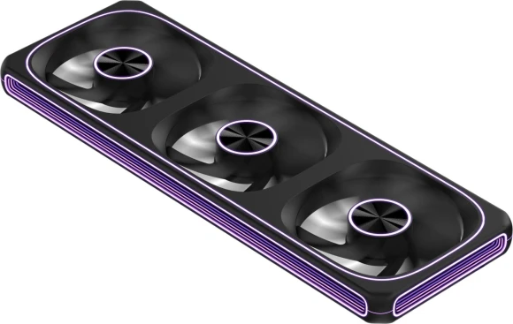 Вентилятор для корпуса Formula Air Fusion 3 BK ARGB 360х120x28 черный 4-pin 37.93дБ Ret