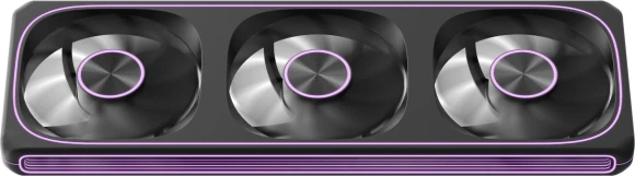 Вентилятор для корпуса Formula Air Fusion 3 BK ARGB 360х120x28 черный 4-pin 37.93дБ Ret