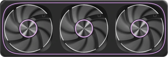 Вентилятор для корпуса Formula Air Fusion 3 BK ARGB 360х120x28 черный 4-pin 37.93дБ Ret