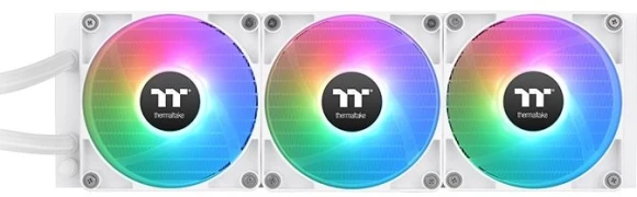 Система водяного охлаждения Thermaltake TH360 V2 Ultra Snow ARGB Soc-AM5/AM4/1200/1700/1851 белый 4-pin 25.8dB Al+Cu LCD Ret (CL-W405-PL12SW-A)