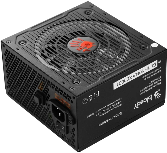 Блок питания Bloody ATX 700W BD-PS700W 80 PLUS WHITE (20+4pin) APFC 120mm fan color LED 6xSATA RTL Блок питания Bloody ATX 700W BD-PS700W 80 PLUS WHITE (20+4pin) APFC 120mm fan color LED 6xSATA RTL