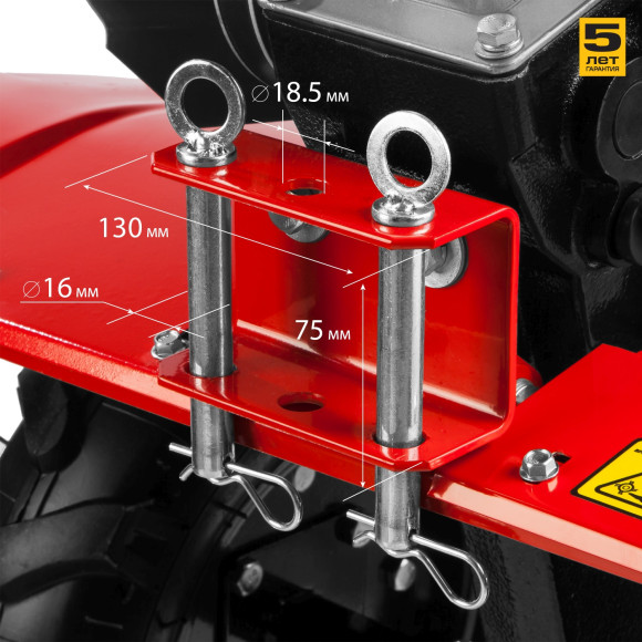 Мотоблок Зубр МТБ-300 бензиновый 5.15кВт 7л.с.