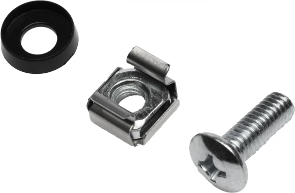 Винт Lanmaster LAN-SC30 с гайкой с шайбой (упак.:30шт) Винт Lanmaster LAN-SC30 с гайкой с шайбой (упак.:30шт)