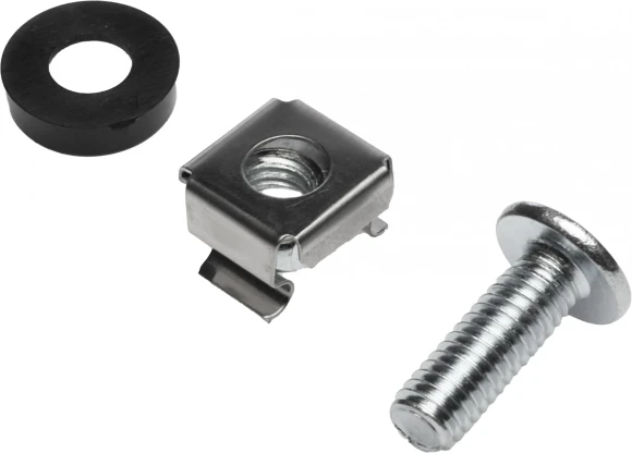 Винт Lanmaster LAN-SC30 с гайкой с шайбой (упак.:30шт) Винт Lanmaster LAN-SC30 с гайкой с шайбой (упак.:30шт)