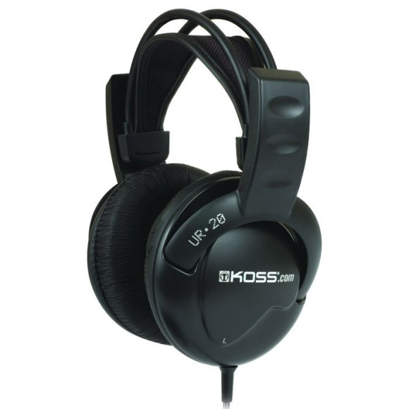 Наушники накладные Koss UR40 1.2м черный проводные оголовье (10101534)