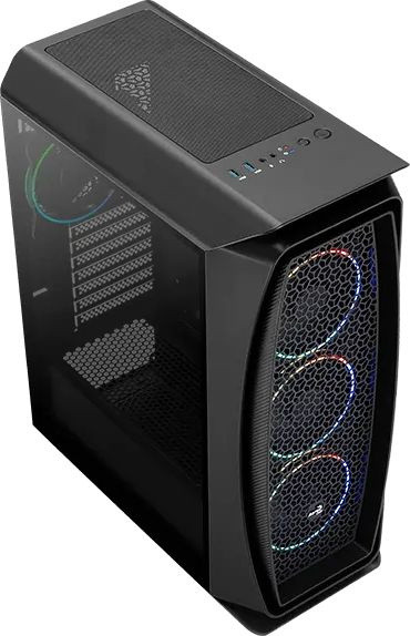 Корпус Aerocool Aero One Eclipse-G-BK-v1 черный без БП ATX 4x120mm 2x140mm 2xUSB3.0 audio bott PSU Корпус Aerocool Aero One Eclipse-G-BK-v1 черный без БП ATX 4x120mm 2x140mm 2xUSB3.0 audio bott PSU