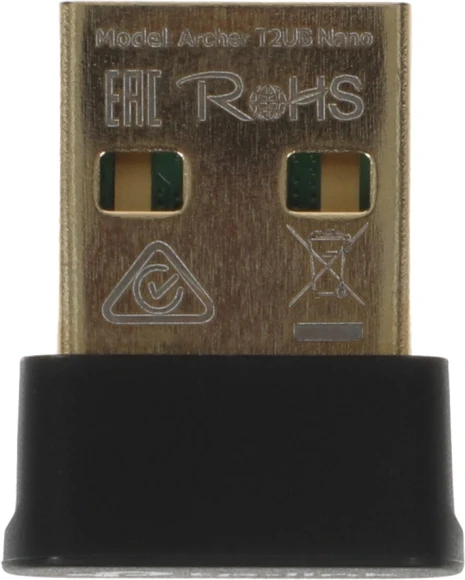 Сетевой адаптер Wi-Fi + Bluetooth TP-Link Archer T2UB Nano AC600 USB 2.0 (ант.внутр.) 1ант. Сетевой адаптер Wi-Fi + Bluetooth TP-Link Archer T2UB Nano AC600 USB 2.0 (ант.внутр.) 1ант.