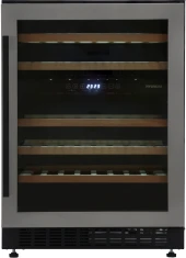 Винный шкаф Hyundai HBWC 0861 DU 1-нокамерн. черный Винный шкаф Hyundai HBWC 0861 DU 1-нокамерн. черный