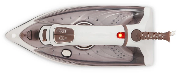 Утюг Maxwell MW-3047 2400Вт белый/коричневый