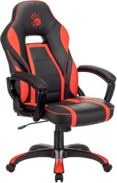 Кресло игровое A4Tech Bloody GC-350 черный/красный экокожа крестов. пластик черный Кресло игровое A4Tech Bloody GC-350 черный/красный экокожа крестов. пластик черный