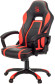 Кресло игровое A4Tech Bloody GC-350 черный/красный экокожа крестов. пластик черный