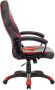 Кресло игровое A4Tech Bloody GC-350 черный/красный экокожа крестов. пластик черный