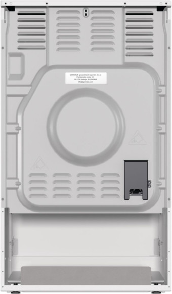 Плита Электрическая Gorenje Essential GEC5A41WG белый/черный стеклокерамика