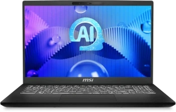 Ноутбук MSI Modern 15 H AI C1MTG-084US Core Ultra 9 185H 32Gb SSD1Tb Intel Arc 15.6" IPS Touch FHD (1920x1080) Windows 11 Home Multi Language black WiFi BT Cam (9S7-15H551-084)