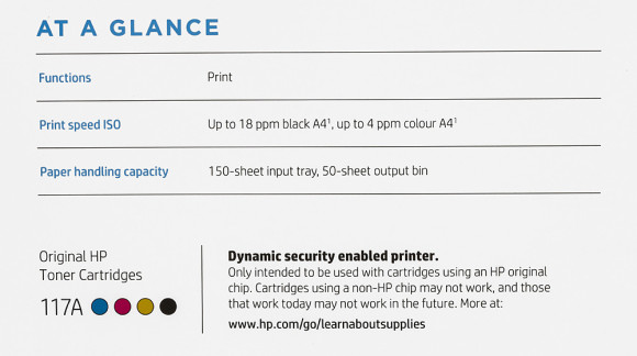 Принтер лазерный HP Color LaserJet Laser 150a (4ZB94A) A4 белый