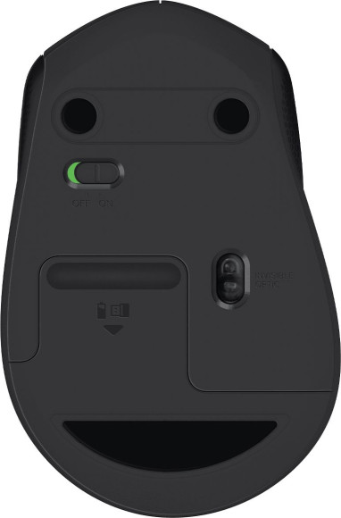 Мышь Logitech M330 Silent Plus черный оптическая 1000dpi silent беспров. USB 2but (910-004909)