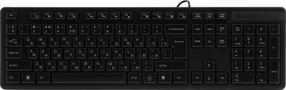 Клавиатура + мышь A4Tech KR-3330S клав:черный мышь:черный USB
