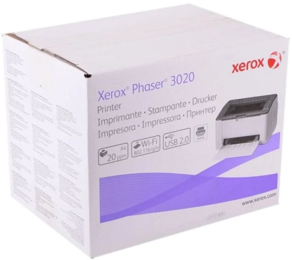 Принтер лазерный Xerox Phaser 3020v_bi A4 WiFi белый Принтер лазерный Xerox Phaser 3020v_bi A4 WiFi белый