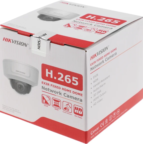 Камера видеонаблюдения IP Hikvision DS-2CD2186G2-IMS(2.8MM) 2.8-2.8мм цв. корп.:белый