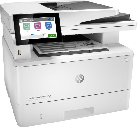 МФУ лазерный HP LaserJet Enterprise M430f (3PZ55A) A4 Duplex Net белый