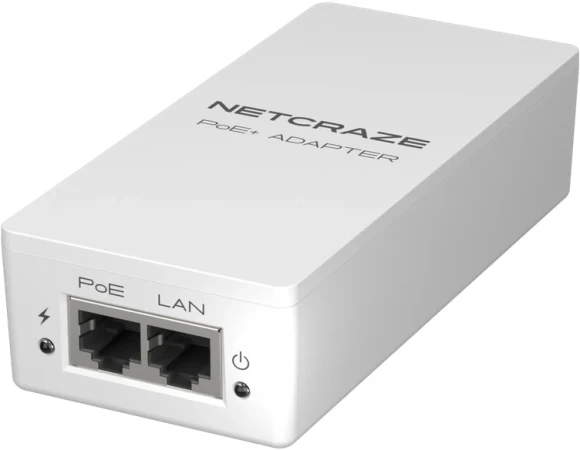 Инжектор PoE+ Keenetic NPA-150 10/100/1000BASE-T 30Вт 100-240В(АС)