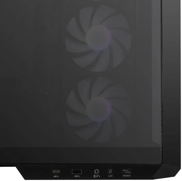 Корпус MSI MAG PANO M100R PZ черный без БП mATX 3x120mm 4x140mm 1xUSB3.1 audio CardReader AirDuct bott PSU Корпус MSI MAG PANO M100R PZ черный без БП mATX 3x120mm 4x140mm 1xUSB3.1 audio CardReader AirDuct bott PSU