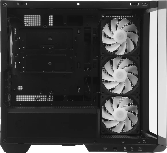 Корпус MSI MAG PANO M100R PZ черный без БП mATX 3x120mm 4x140mm 1xUSB3.1 audio CardReader AirDuct bott PSU