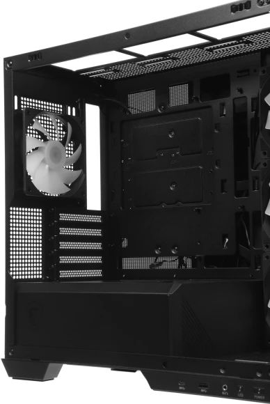 Корпус MSI MAG PANO M100R PZ черный без БП mATX 3x120mm 4x140mm 1xUSB3.1 audio CardReader AirDuct bott PSU