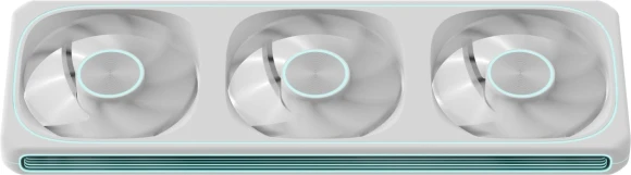 Вентилятор для корпуса Formula Air Fusion 3 Wh ARGB 360х120x28 белый 4-pin 37.93дБ Ret